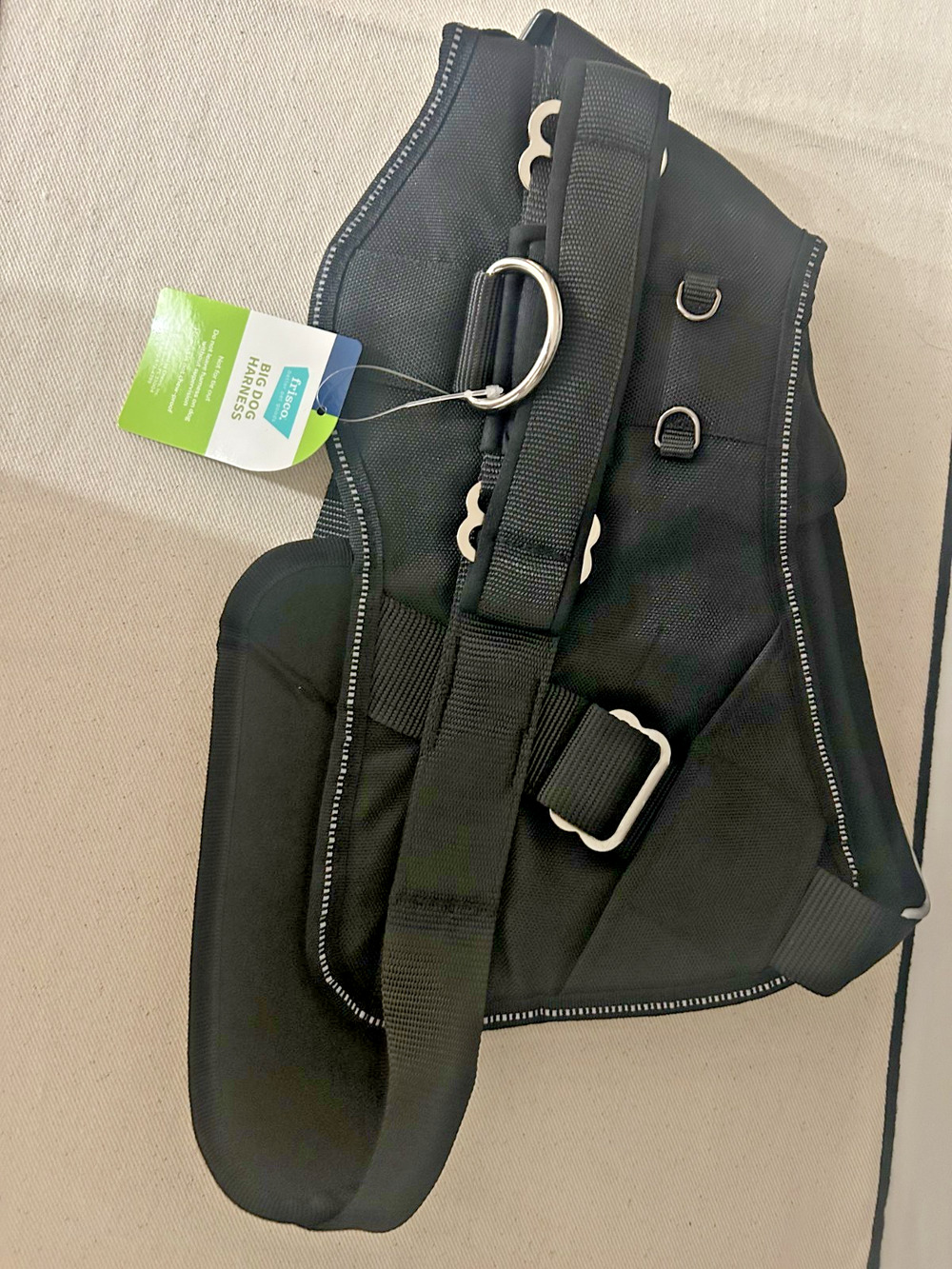 Frisco Padded Front Lead Big Dog Harness Black Size Large NIP sku# 227875